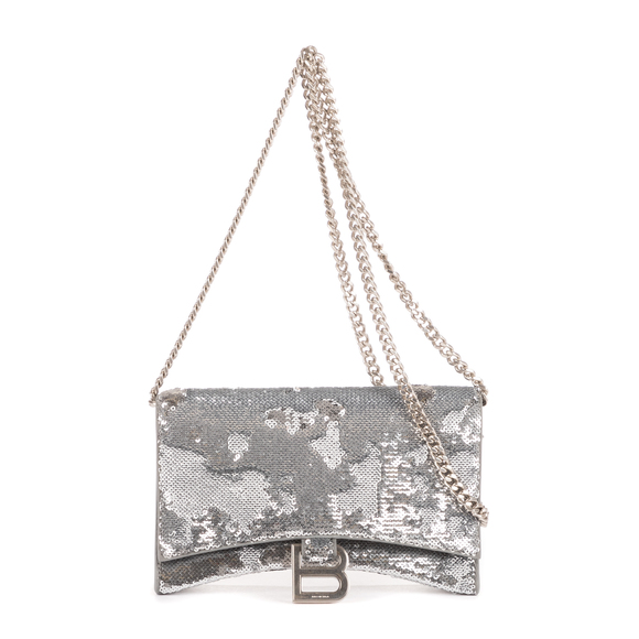 Balenciaga Hourglass Wallet on Chain - Picture 1 of 10